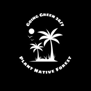 Plant Native Forest - Kids Dark Design