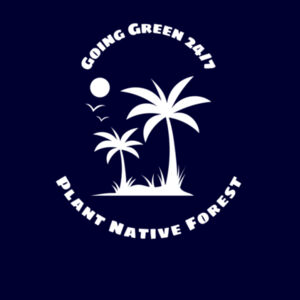 Plant Native Forest - Crop Dark Design